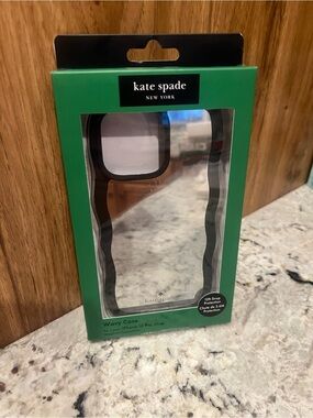 kate spade New York Black Mirror iPhone Case - Compatible with iPhone 16 Pro Max